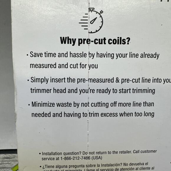 Shakespeare Ugly Twist Trimmer Line Twisted Contractor Grade .095 Dia x14 4 PK - Picture 9 of 10